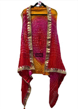 Load image into Gallery viewer, Ready to ship BANDHANI Pink orange SHRUG FREE SIZE style 160
