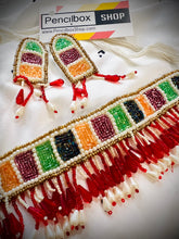 Load image into Gallery viewer, Handmade Beaded Choker Aarushi With pearl hangings
