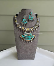 Load image into Gallery viewer, German silver Tribal Hasli Necklace set
