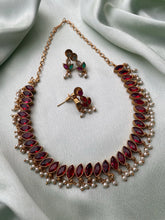 Load image into Gallery viewer, Cz matte finish Reversible Changeable set American diamond
