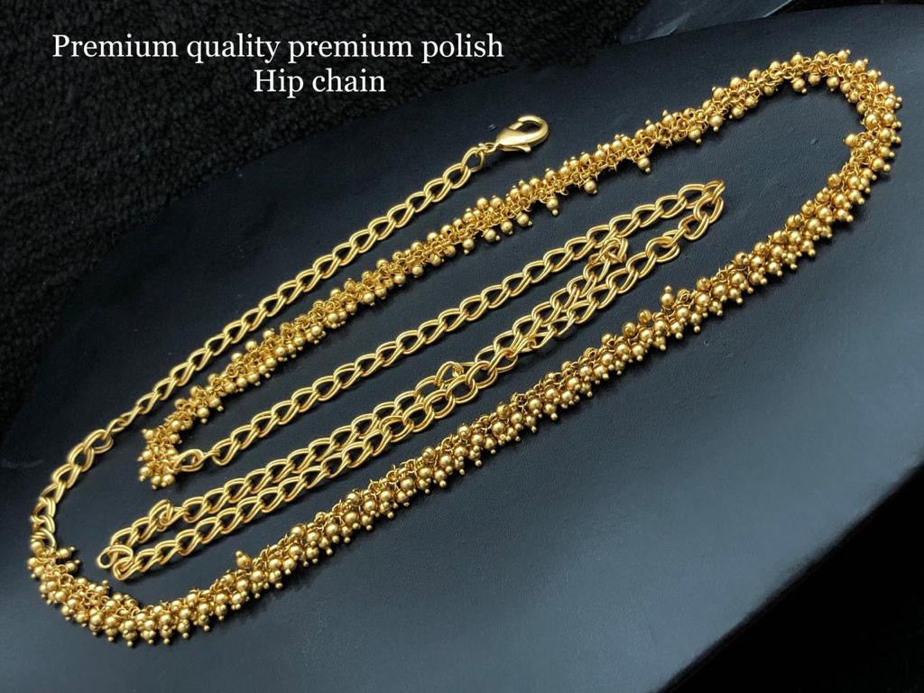 Golden Pearl Chain Simple Hip chain
